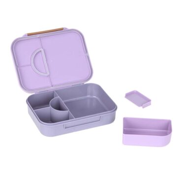 Lassig Bento Lunchbox - Little Gang, Heart Lilac