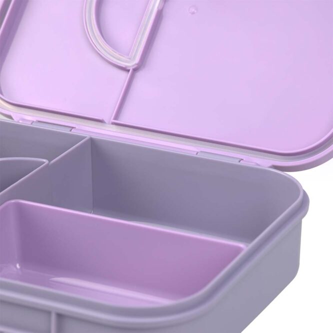 Lassig Bento Lunchbox - Little Gang, Heart Lilac