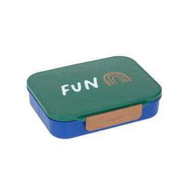 Lassig Bento Lunchbox - Little Gang, Rainbow Green