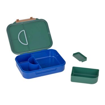 Lassig Bento Lunchbox - Little Gang, Rainbow Green
