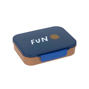 Lassig Bento Lunchbox - Little Gang, Smile Navy