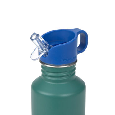 Lassig Bottle Stainless Steel 500ml - Little Gang, Rainbow Green