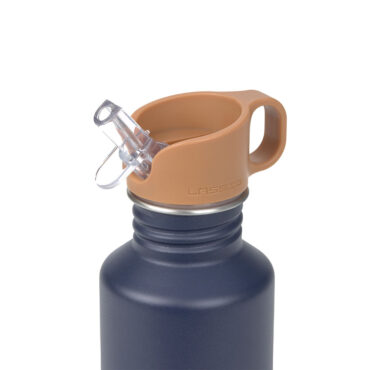 Lassig Bottle Stainless Steel 500ml - Little Gang, Smile Navy
