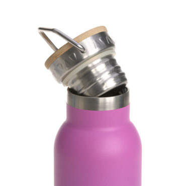 Lassig Double Walled Stainless Steel Bottle 460ml - Unique, Gradient Purple