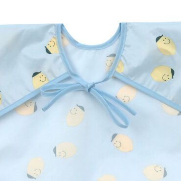 Lassig Long Sleeve Bibs (6-24m) - Happy Fruits, Lemon 2 Pcs