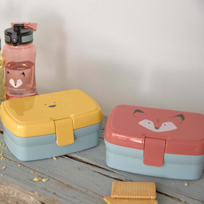 Lassig Lunch Set (Lunchbox & Bottle) - About Friends, Fox