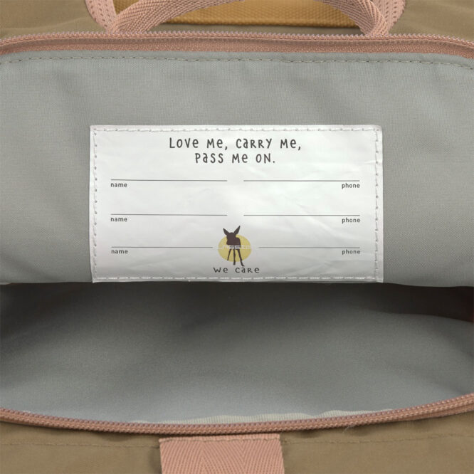 Lassig Mini Rolltop Backpack - Nature, Hazelnut