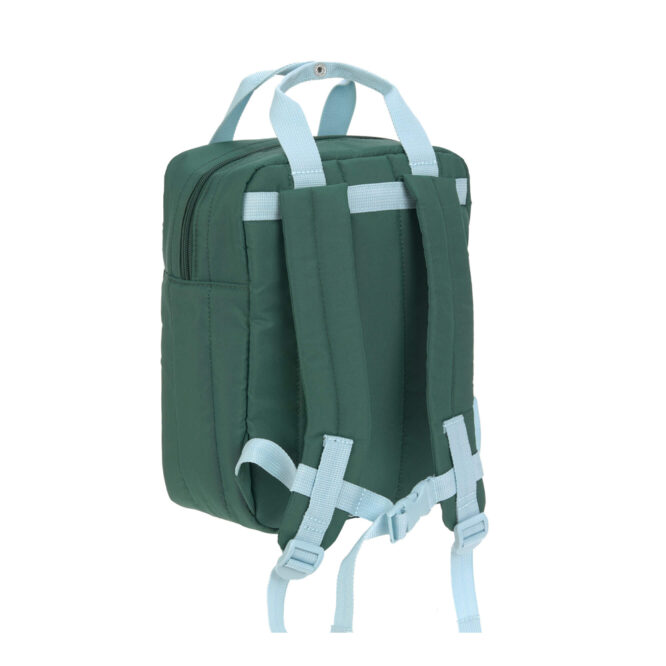 Lassig Mini Square Backpack - Little Gang, Lemon Dark Green