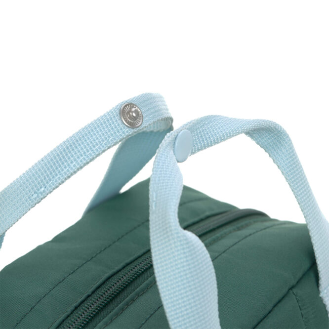 Lassig Mini Square Backpack - Little Gang, Lemon Dark Green