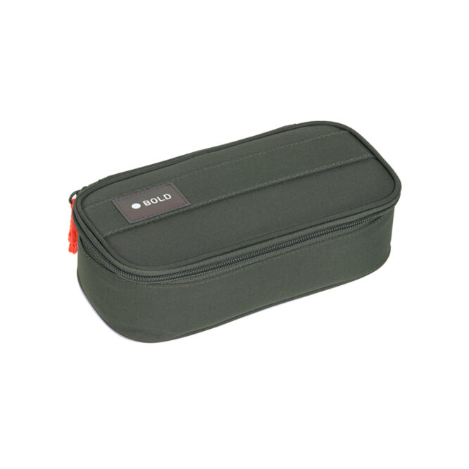 Lassig School Spacy Pencil Case - Bold, Dark Olive