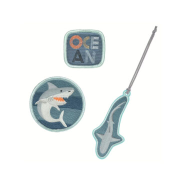 Lassig School Patches Set - Shark Ocean Edition