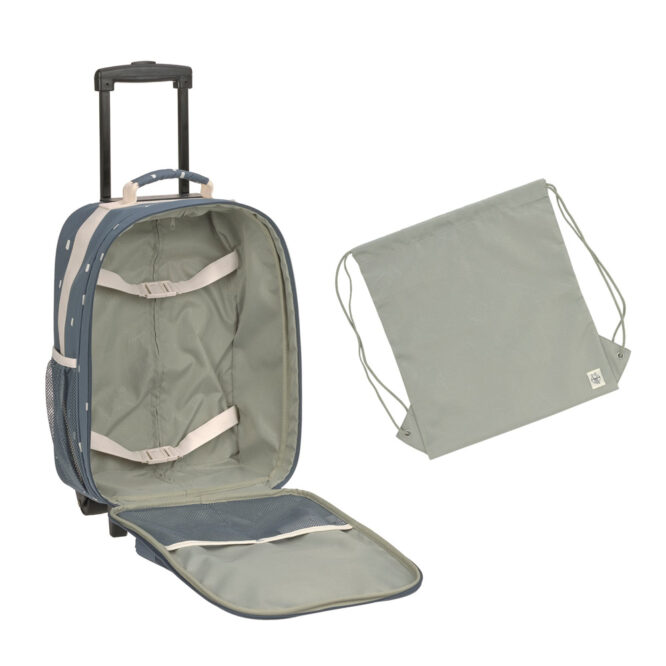 Lassig Trolley School Bag - Happy Prints, Midnight Blue