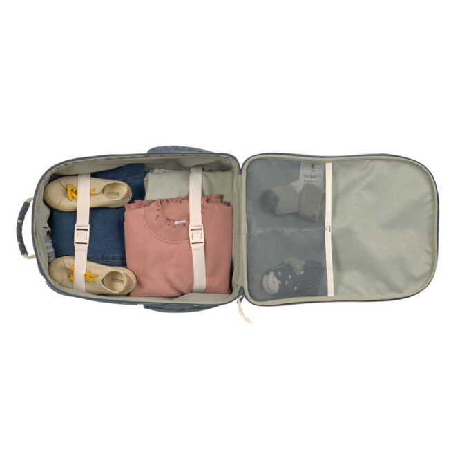 Lassig Trolley School Bag - Happy Prints, Midnight Blue