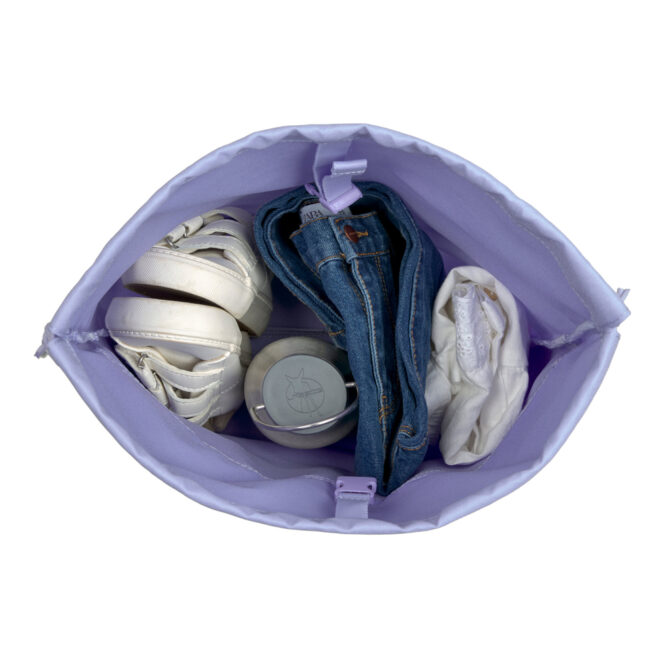 Lassig School String Bag - Bold, Lavender
