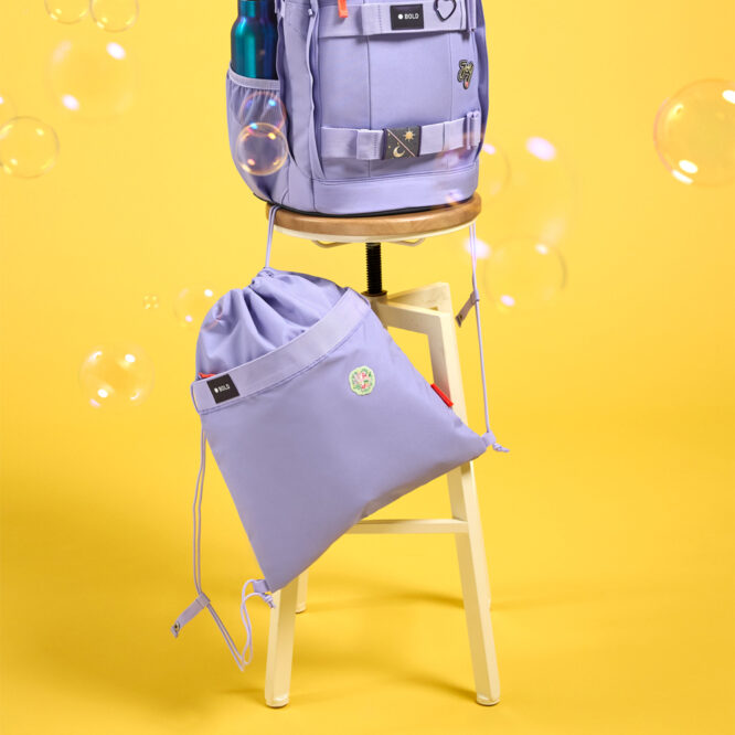Lassig School String Bag - Bold, Lavender