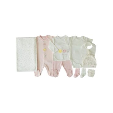 Kitikate Newborn Organic Baby Girl Set - Pink, Dreams