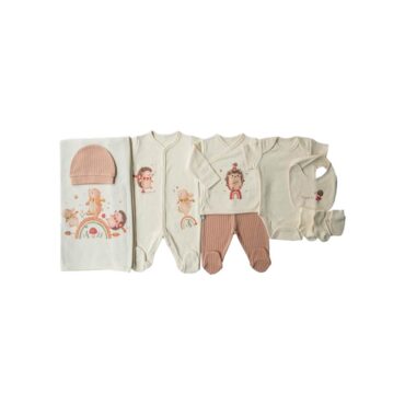 Kitikate Newborn Organic Newborn Set - Natural, Mushroom