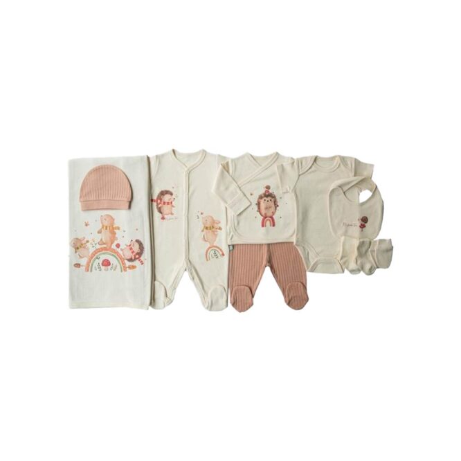 Kitikate Newborn Organic Newborn Set - Natural, Mushroom