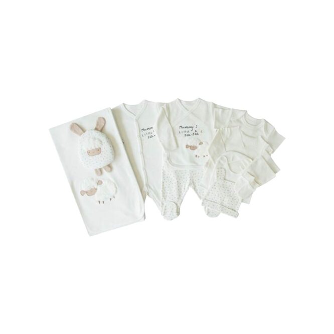 Kitikate Newborn Organic Newborn Set - Ecru, Lamb