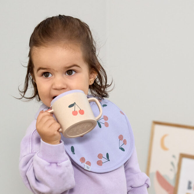 Lassig Sippy Cup (6m+) - Happy Fruits, Cherry