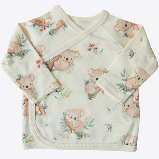 Kitikate Newborn Organic Baby Boy Set - Natural, Cute Koala