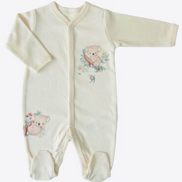 Kitikate Newborn Organic Baby Boy Set - Natural, Cute Koala