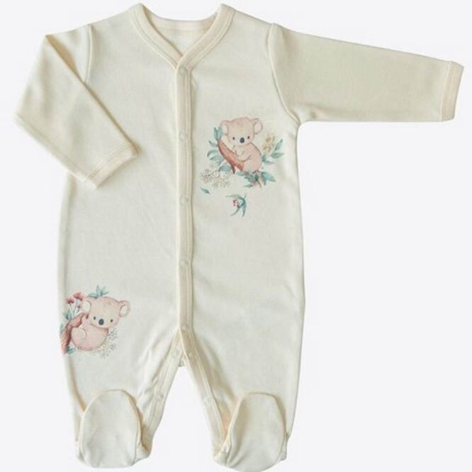 Kitikate Newborn Organic Baby Boy Set - Natural, Cute Koala