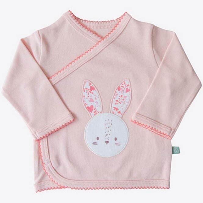 Kitikate Newborn Organic Baby Girl Set - Pink, Bunny