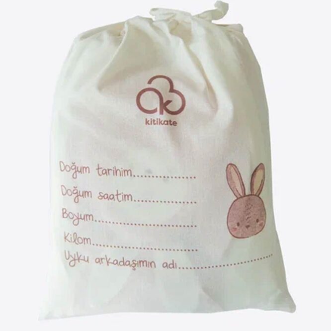 Kitikate Newborn Organic Baby Girl Set - Ecru, Bunny