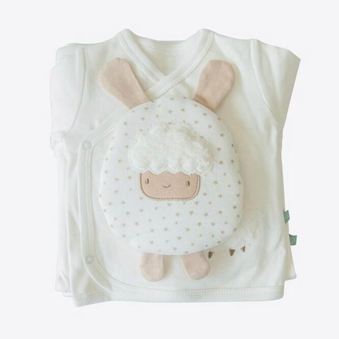Kitikate Newborn Organic Newborn Set - Ecru, Lamb
