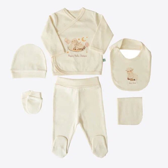 Kitikate Newborn Organic Newborn Set - Natural, Sheep