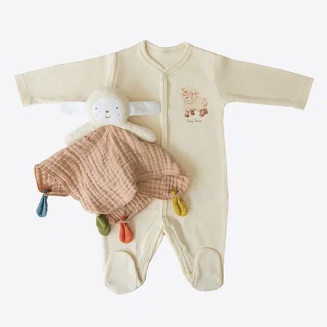 Kitikate Newborn Organic Newborn Set - Natural, Sheep