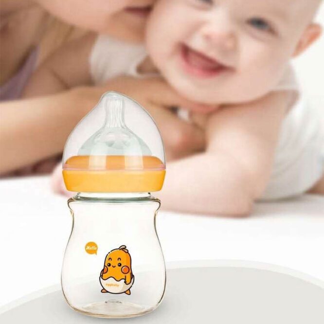 Eggbaby Plastic Baby Feeding Bottle (0m+) 180ml