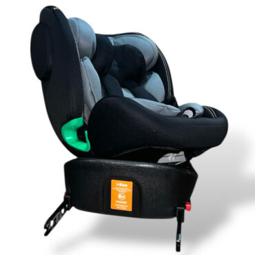 Gaia 360° Rotating Baby Car Seat - Black/Gray