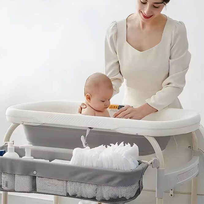 Babpods Baby Changing Table - Gray