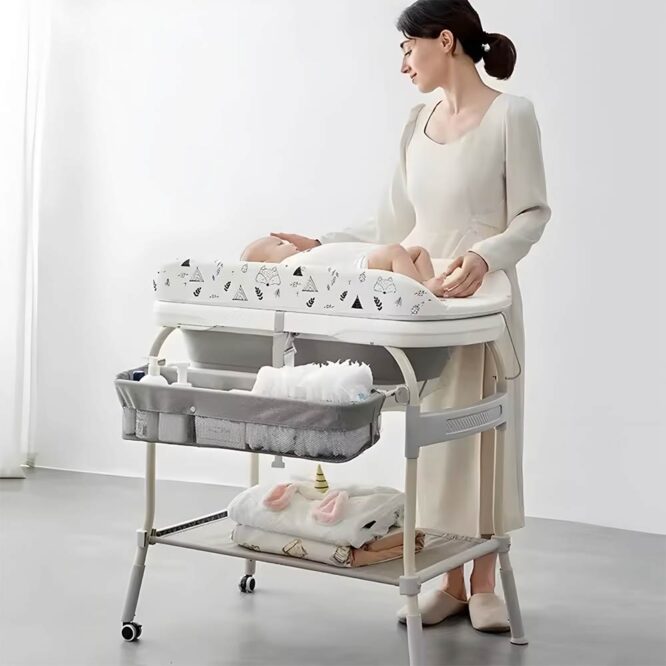 Babpods Baby Changing Table - Gray