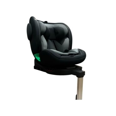 Gaia 360° Rotating Baby Car Seat - Black/Gray