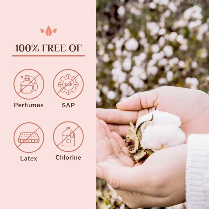 Organyc 100% Certified Organic Home Post Partum Maternity Pads - 14  Pcs
