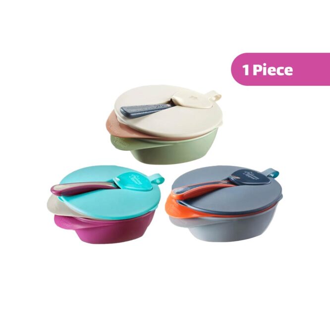 Tommee Tippee On The Go Feeding Bowl Set | 1 Piece Mix Color