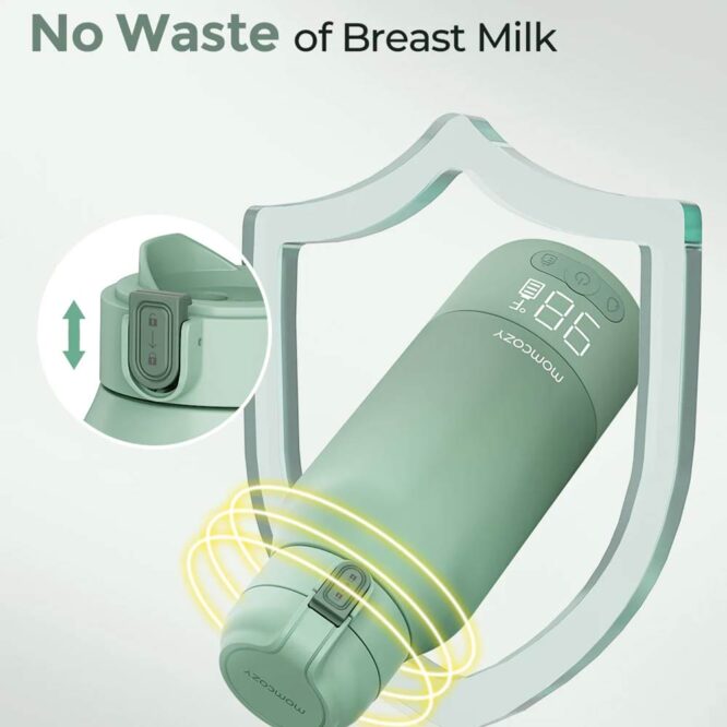 Momcozy Portable Baby Bottle Warmer 500ml - Green