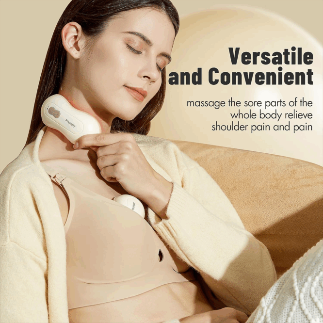 Phanpy 2-in-1 Lactation Massager – Heat & Vibration for Breastfeeding Relief