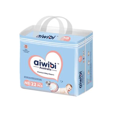Aiwibi Premium Baby Diapers Size 1 Newborn 22 Diapers