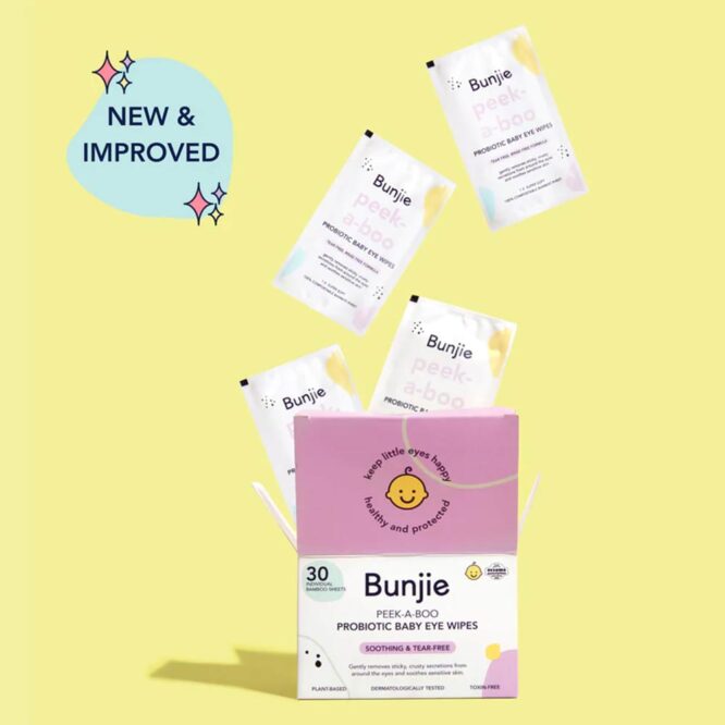 Bunjie Probiotic Baby Eye Wipes - 30 Wipes