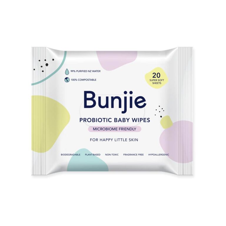 Bunjie Probiotic Baby Wipes - 20 Wipes