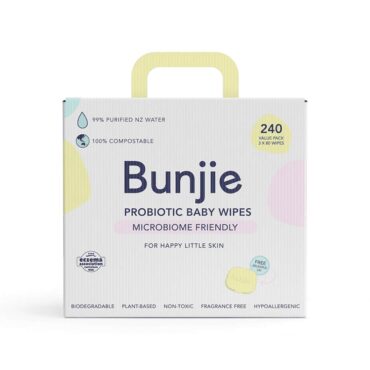 Bunjie Probiotic Baby Wipes - 240 Wipes