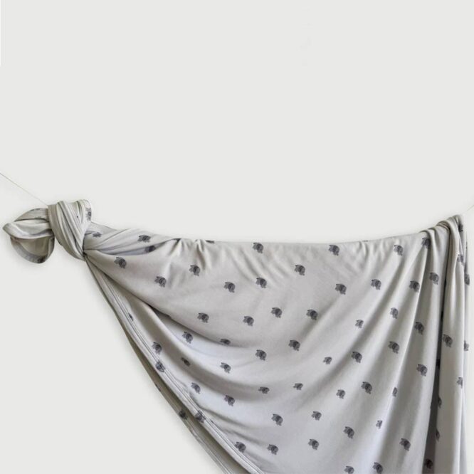 Bumble B Bamboo Swaddle - Elephant