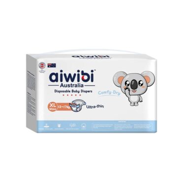 Aiwibi Comfy-Dry Disposable Diapers Size Size 5 (12-17kg) XL - 40 Diapers