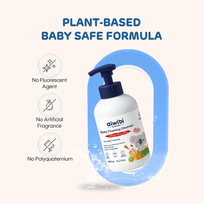 Aiwibi Baby Foaming Cleanser 480ml