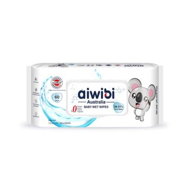 Aiwibi Baby Wet Wipes - 60 Wipes