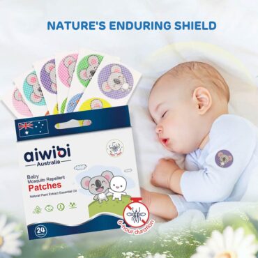 Aiwibi Baby Mosquito Repellent Patches - 24 Patches